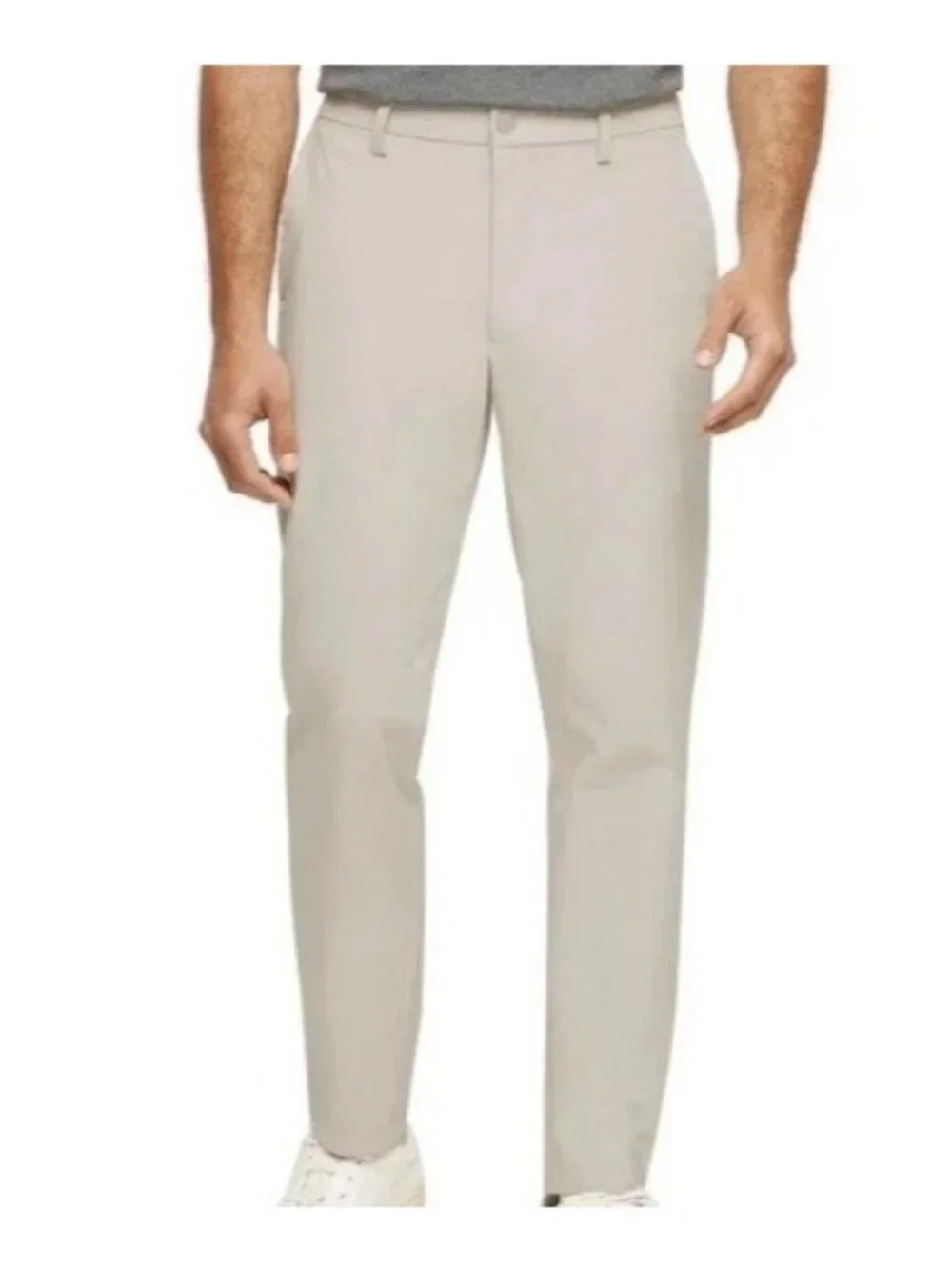 NWT Banana Republic Men’s 36X32 Beige Commuter Flex Tech Pants Polyester